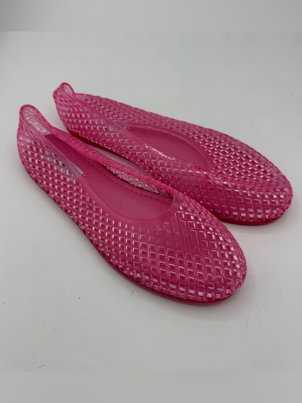 Steve Madden Gyzmo Mesh Jelly Shoe in Pink size 8 Y2K 90’s fun party summer